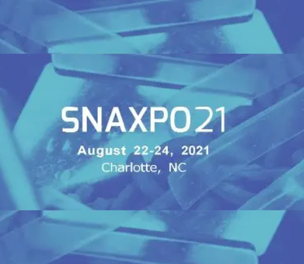 Join us at in Charlotte, NC for Snaxpo 2021 in August