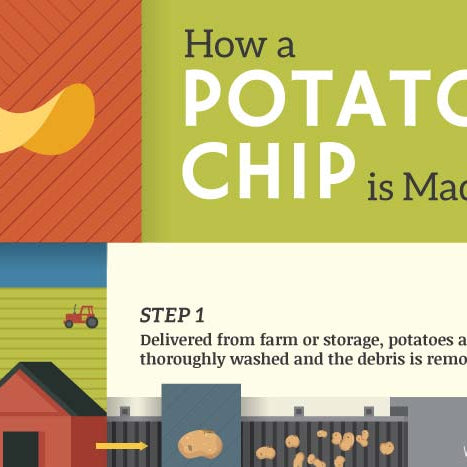 Insider Knowledge: How A Potato Chip Is Made [Infographic]