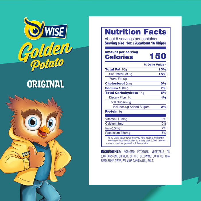 Wise Snacks Golden Original Potato Chips