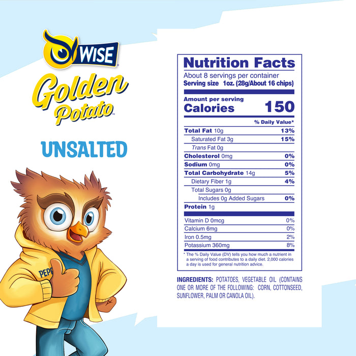 Unsalted Potato Chips