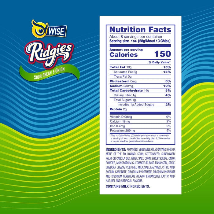 Ridgies Sour Cream & Onion