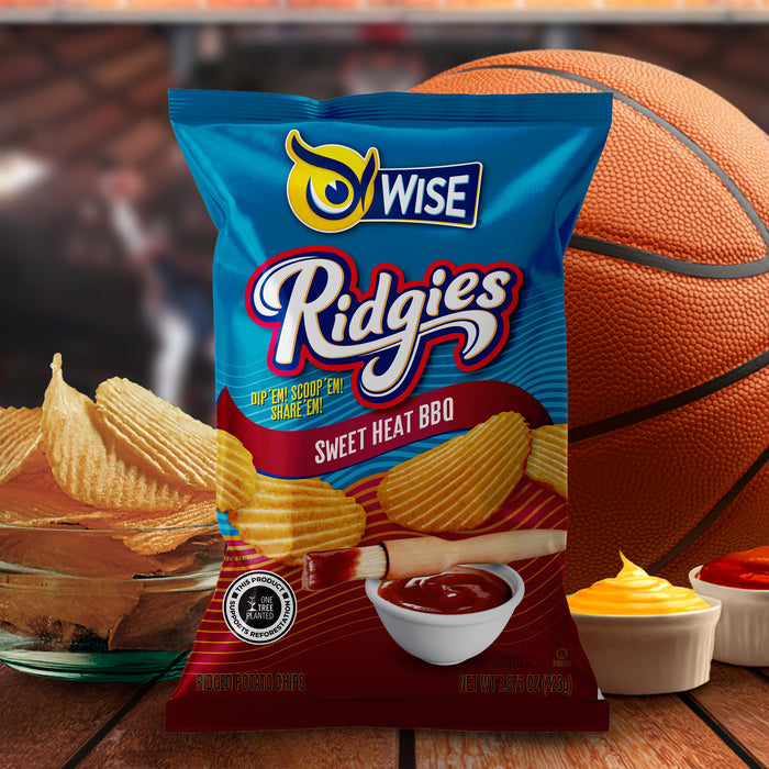 Wise Snacks Ridgies Sweet heat BBQ