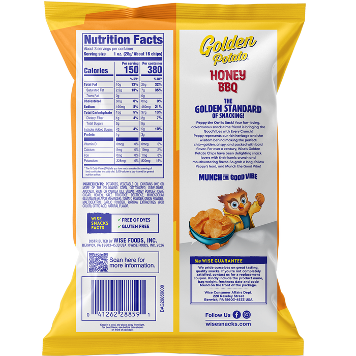 Honey BBQ Potato Chips