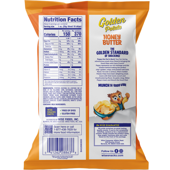 Honey Butter Potato Chips