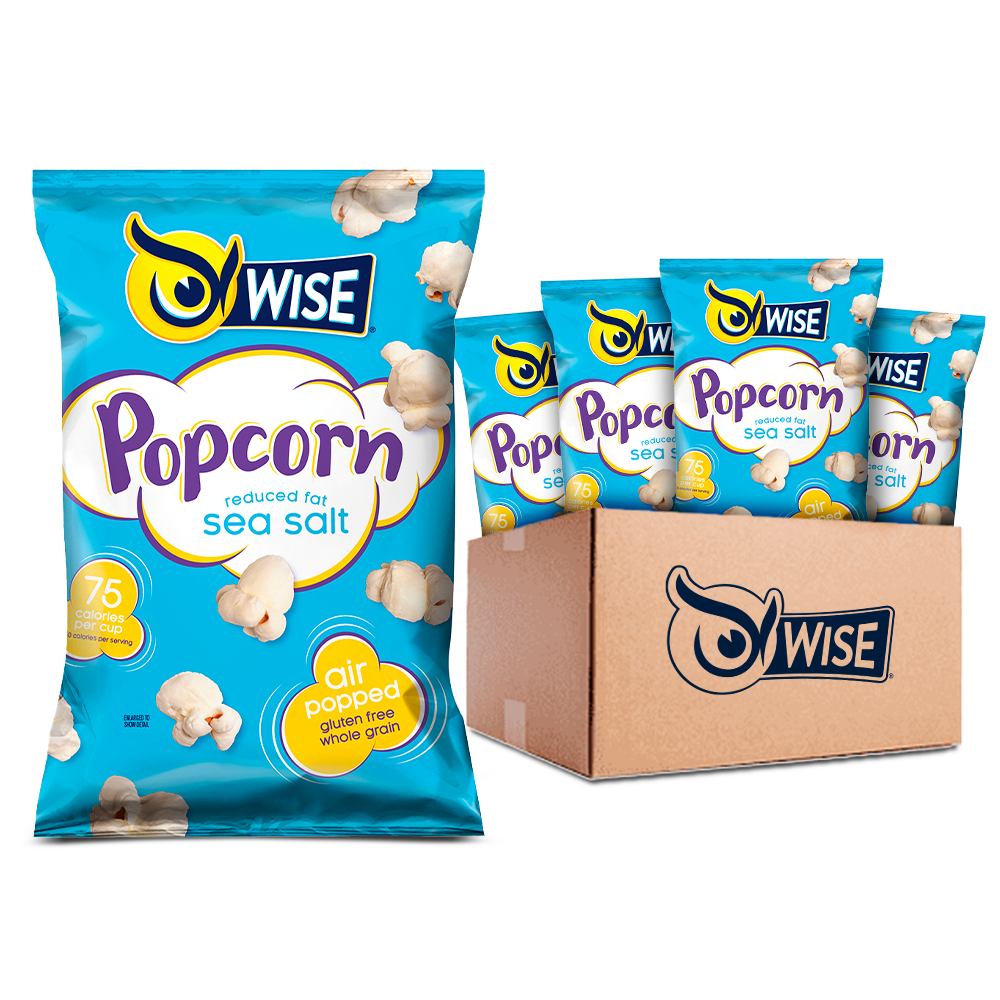 Sea Salt Popcorn 5.5 oz - 10 count — Wise Snacks