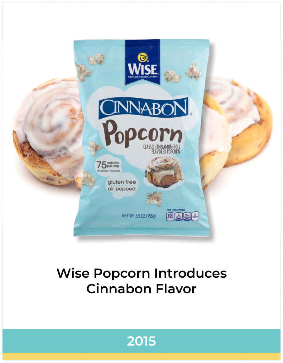 Wise Popcorn Introduces  Cinnabon Flavor