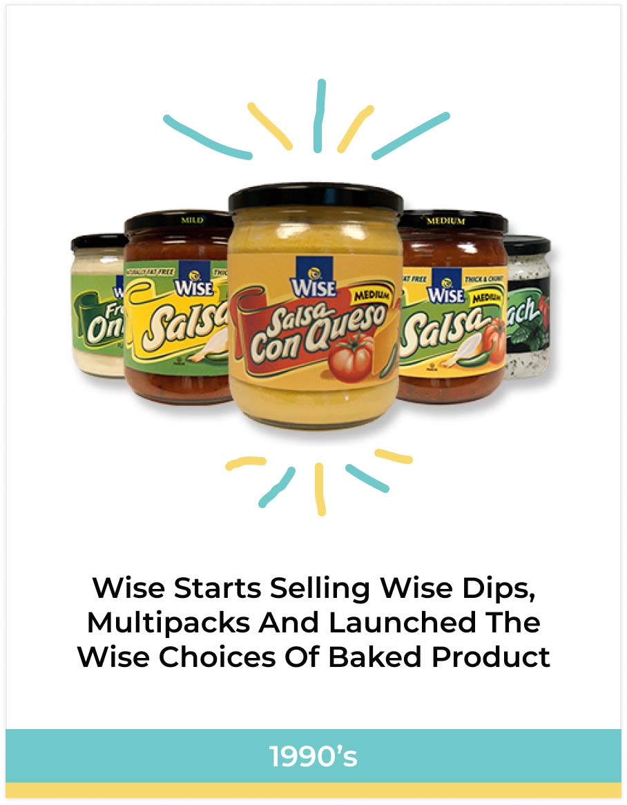 Wise Starts Selling Wise Dips, Multipacks And Launched The Wise Choices Of Baked Product
