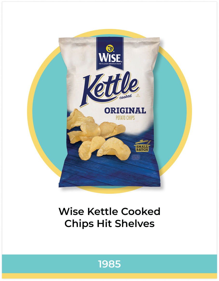 Wise Kettle Cooked Chips Hit Shelves