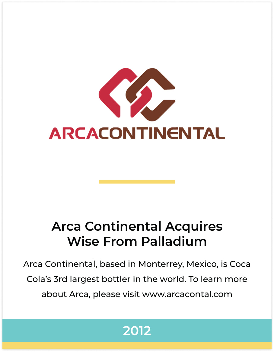 Arca Continental Acquires  Wise From Palladium