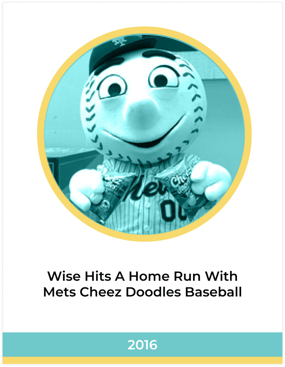 Wise Hits A Home Run With Mets Cheez Doodles Baseball