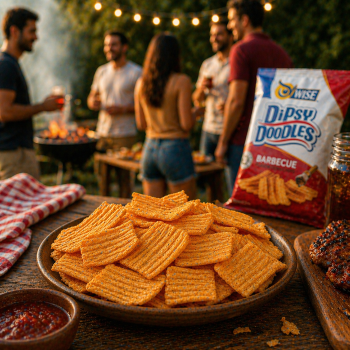 BBQ Dipsy Doodles Wavy Corn Chips