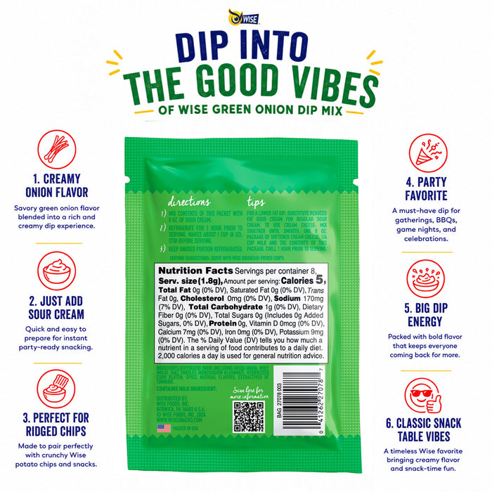 Green Onion Dip Mix - Dry