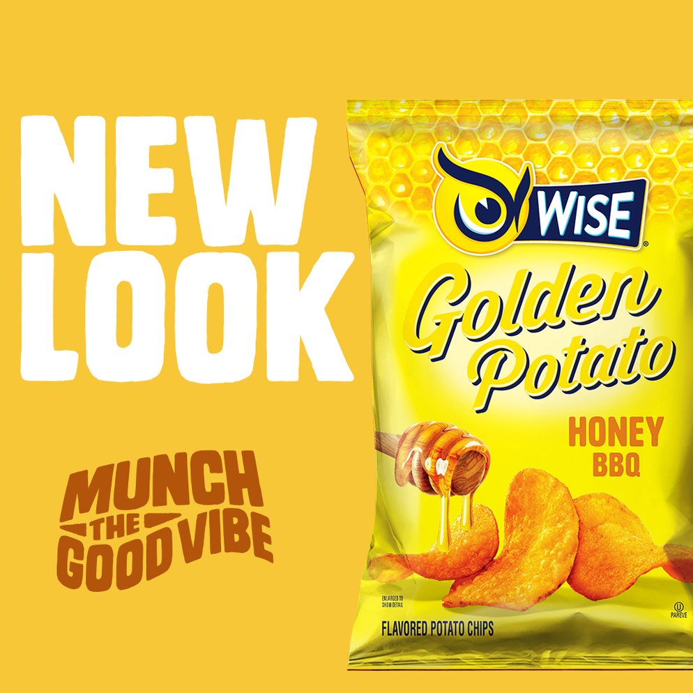 Honey Bbq Potato Chips — Wise Snacks 6409