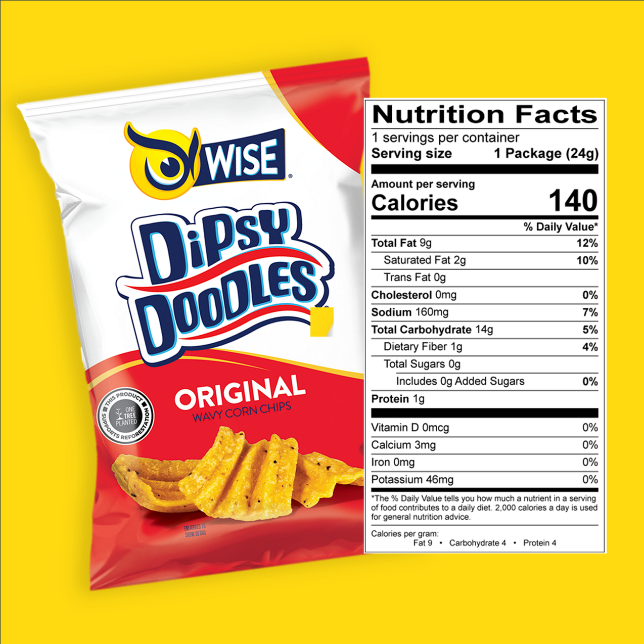 Dipsy Doodles Original Wise Snacks