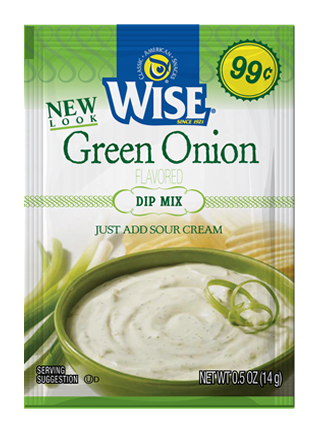 Wise Green Onion Dip Mix Add Sour Cream, 0.5 oz.